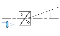 Wide field angle Air-Space Rochon Prism